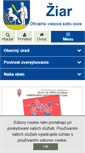 Mobile Screenshot of obecziar.sk